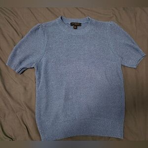 Ann Taylor Classic Blue Crewneck Sweater